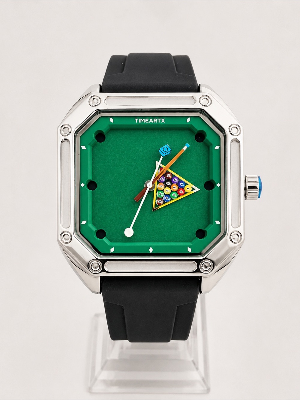 Billiards Pool Table Watch Green 8 Ball Watch